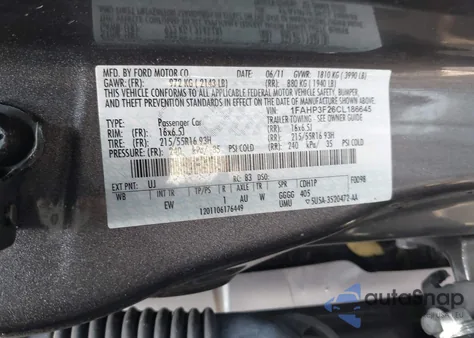 2012 Ford Focus Se from USA, damaged, VIN 1FAHP3F26CL186645